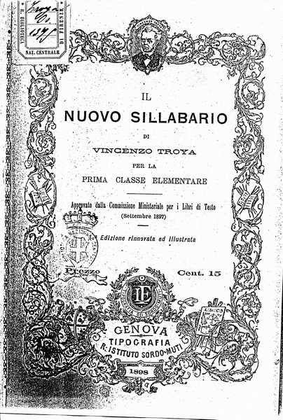 le immagini di:
Nuovo Sillabario, ad uso delle classi elementari inferiori delle scuole maschili, femminili e miste, urbane e rurali