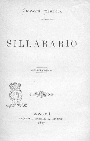 le immagini di:
Sillabario