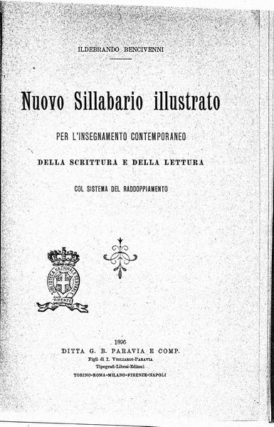 le immagini di:
Nuovo Sillabario illustrato per l'insegnamento contemporaneo della scrittura e della Lettura col Sistema del raddoppiamento