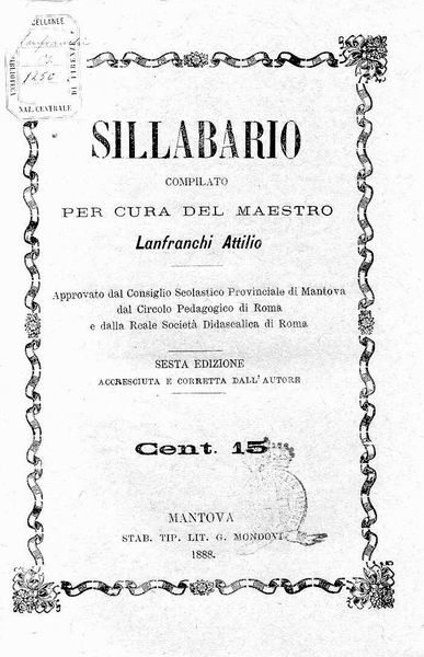 le immagini di:
Sillabario