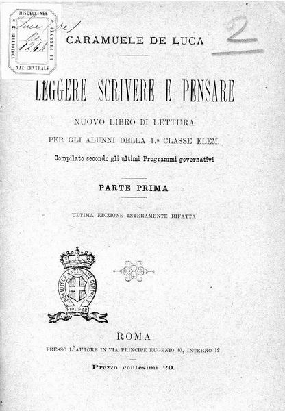 le immagini di:
Leggere, scrivere e pensare