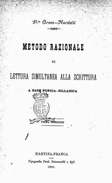 le immagini di:
Metodo razionale di Lettura simultanea alla scrittura a base fonica-sillabica